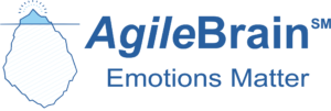 AgileBrain horizontal logo with an iceberg