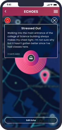 Echoes in the Find My Inspo app